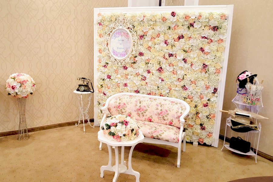 photo-corner nunta panou floral